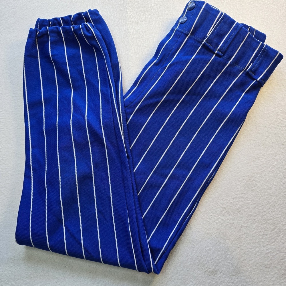 Vtg 70s Southern Athletic Pinstripe Baseball Pants Blue White Knicker Mens M USA